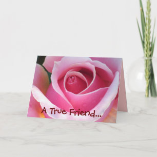 Eine True Friend Card Dankeskarte