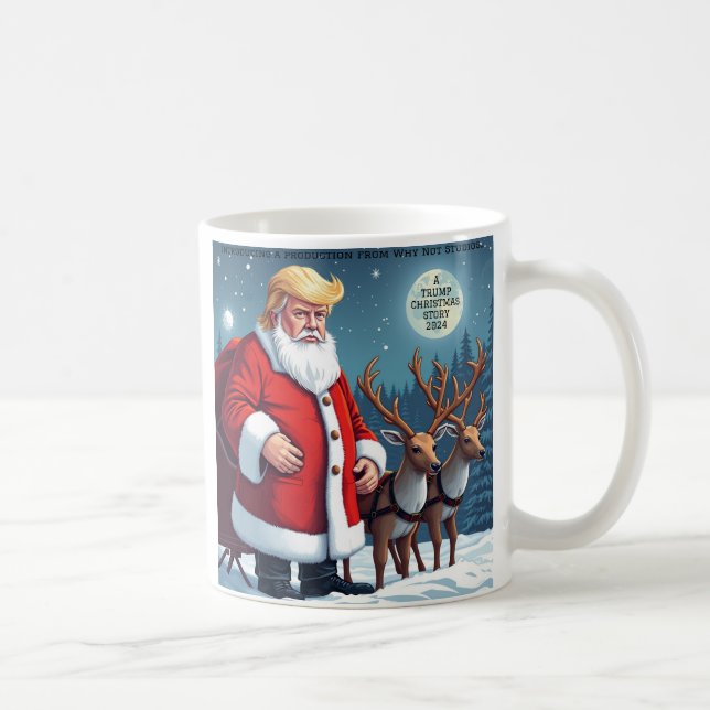 Eine Trump-Weihnachtsgeschichte Kaffeetasse (Rechts)