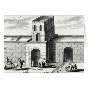 Eine Tür in der großen Mauer