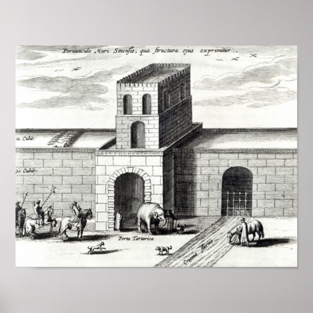 Eine Tür in der großen Mauer Poster (Vorne)