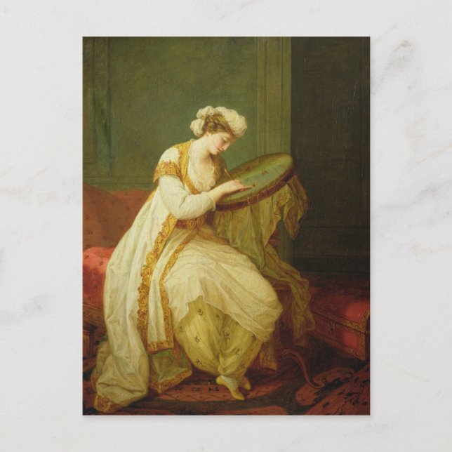 Eine türkische Frau, 1773 Postkarte (Vorderseite)