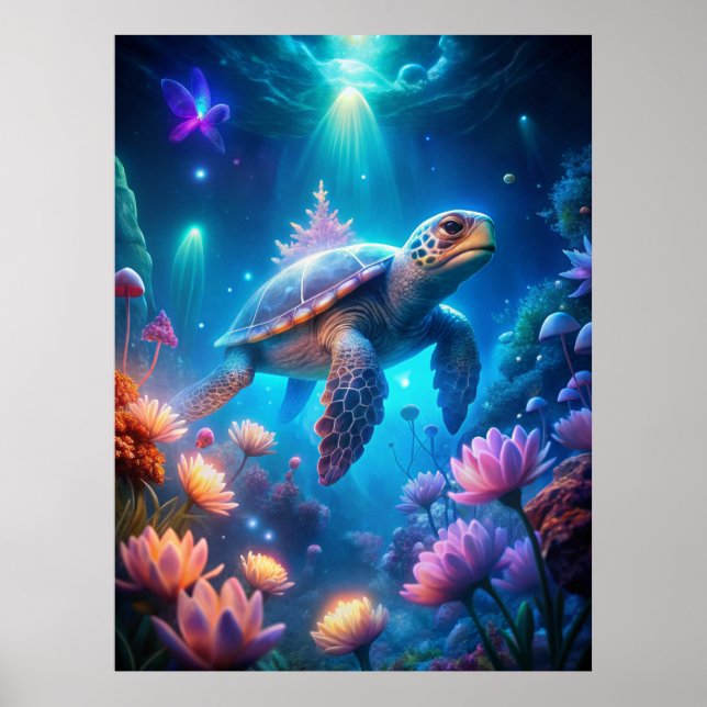 Eine Turtle Poster (Vorne)