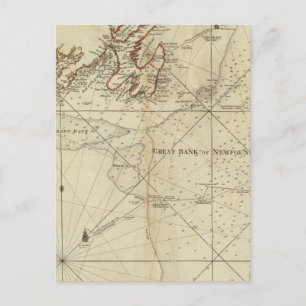 Eine Übersicht über die Banken Neufundlands Postkarte