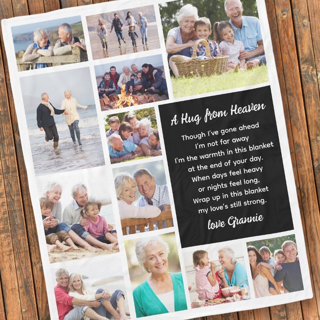 Eine Umarmung aus dem Paradies-Foto Fleecedecke (Von Creator hochgeladen)