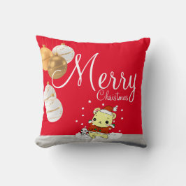 Eine Umarmung für Weihnachten Kissen