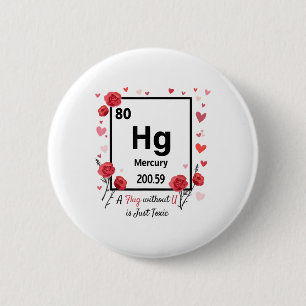 Eine Umarmung ohne U ist nur toxischer Valentinsta Button