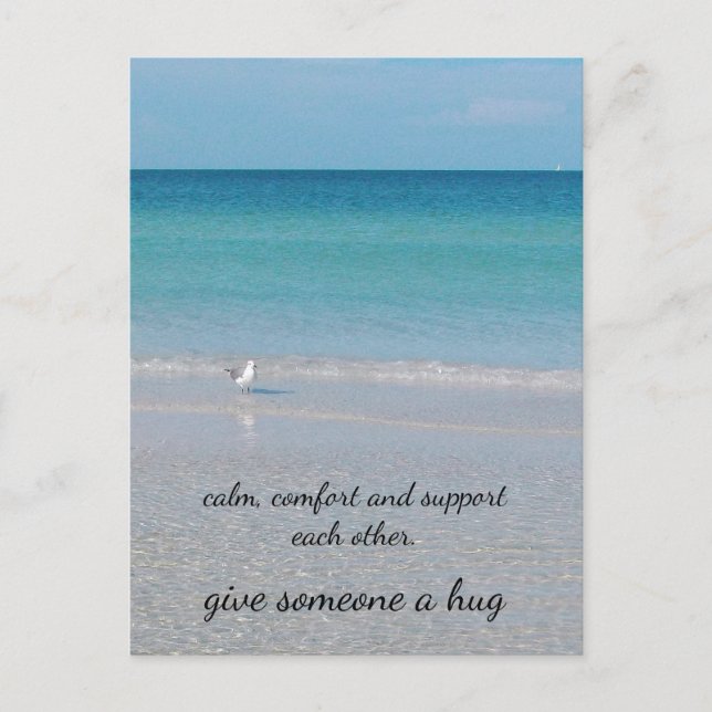 "Eine Umarmung..................." Postkarte (Vorderseite)