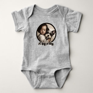 Eine Umarmung pro Tag Baby Strampler