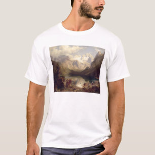 Eine umfangreiche alpine See-Landschaft, 1862 (Öl T-Shirt