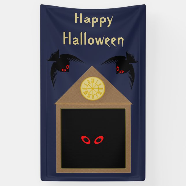 Eine Unfreundlichkeit von Ravens Halloween Banner (Vertikal)
