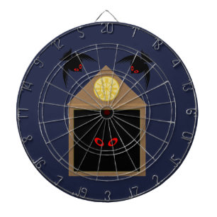 Eine Unfreundlichkeit von Ravens Halloween Dartscheibe
