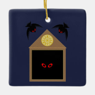 Eine Unfreundlichkeit von Ravens Halloween Keramikornament