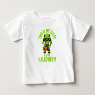 Eine unheimliche Halloween-Saison von Monstern. Baby T-shirt