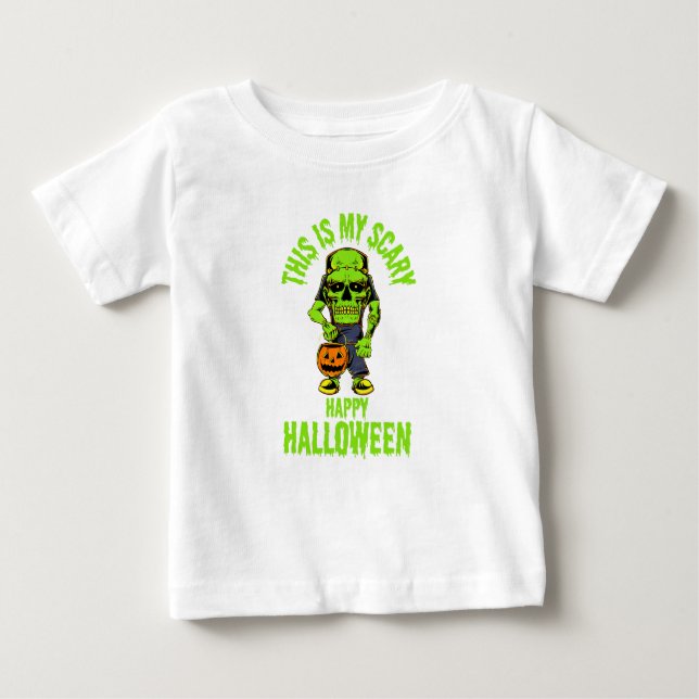 Eine unheimliche Halloween-Saison von Monstern. Baby T-shirt (Vorderseite)