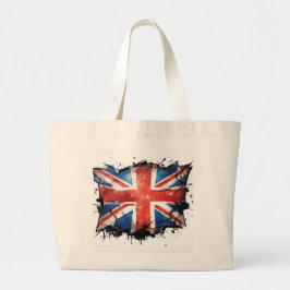 Eine Union Jack-Tasche Jumbo Stoffbeutel