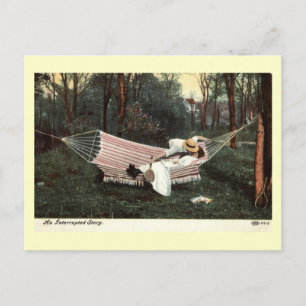 Eine unterbrochen Geschichte Vintag 1910 Postkarte