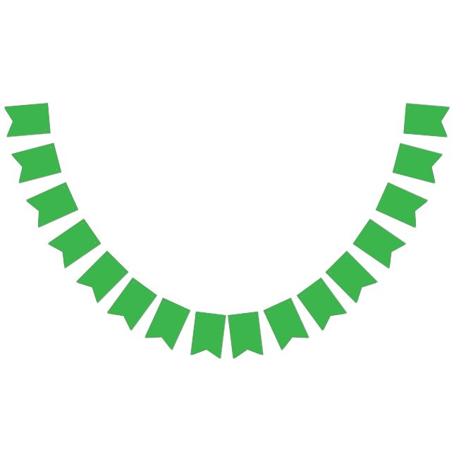 Eine üppige Landschaft mit dichten, grünen Bäumen  Wimpelkette (Alle)