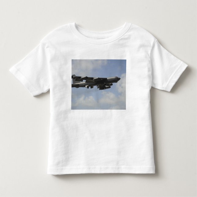 Eine US-Luftwaffe B-52 Stratofestung im Flugzeug Kleinkind T-shirt (Vorderseite)