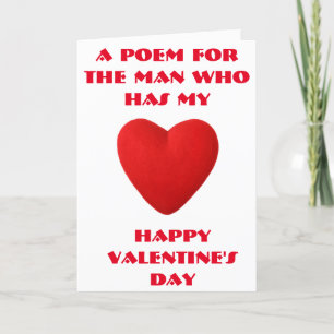 Eine Valentinerkarte Karte
