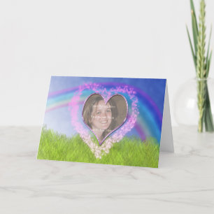 Eine Valentinerkarte mit einem Foto Ihrer Liebe Feiertagskarte