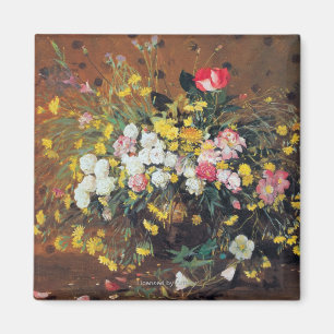 Eine Vase der Blume Magnet