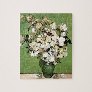 Eine Vase der Rose von Vincent Van Gogh Puzzle