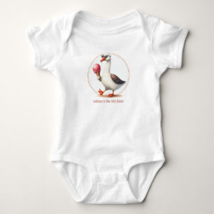 Eine Verrückte Gans Benutzerdefiniert Baby Strampler