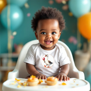 Eine Verrückte Gans Benutzerdefiniert Baby Strampler