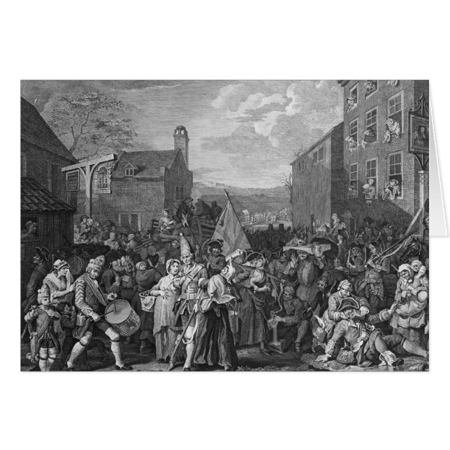 Eine Vertretung des März der Garden (Vorderseite (Horizontal))