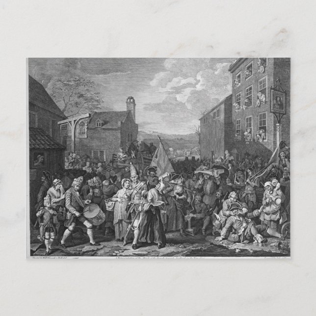 Eine Vertretung des März der Garden Postkarte (Vorderseite)