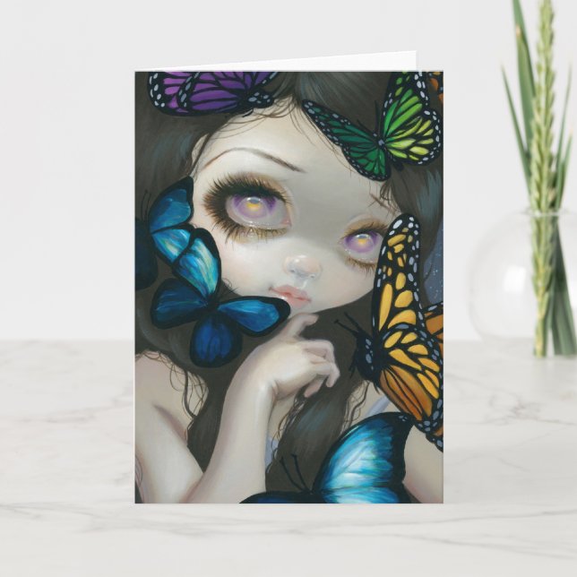 "Eine Verwirrung der Flügel" Gruß-Karte Karte (Vorderseite)