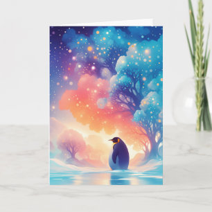 Eine verzauberte Reise eines Pinguins Karte
