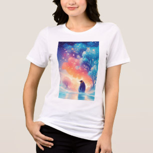 Eine verzauberte Reise eines Pinguins Tri-Blend Shirt