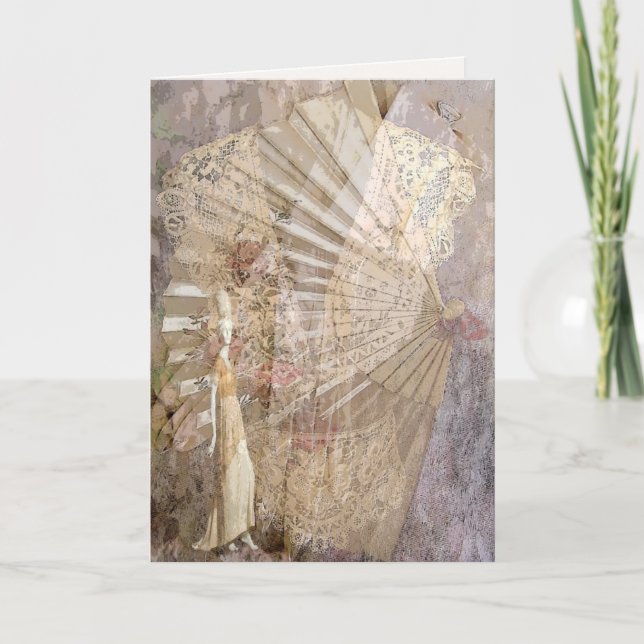 Eine Viktorianische Grußkarte Karte (Vorderseite)