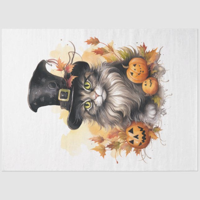 Eine Vintage Halloween-Design-Sammlung 24 Seidenpapier (Vorderseite)