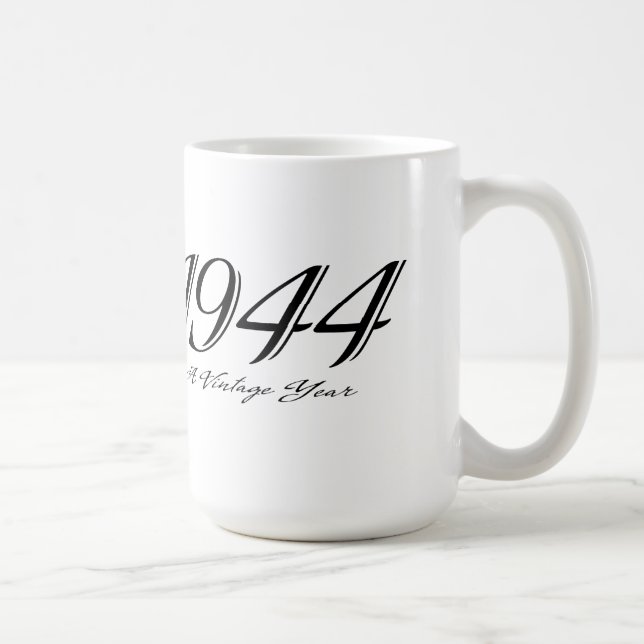 Eine Vintage JahrTasse 1944 Tasse (Rechts)