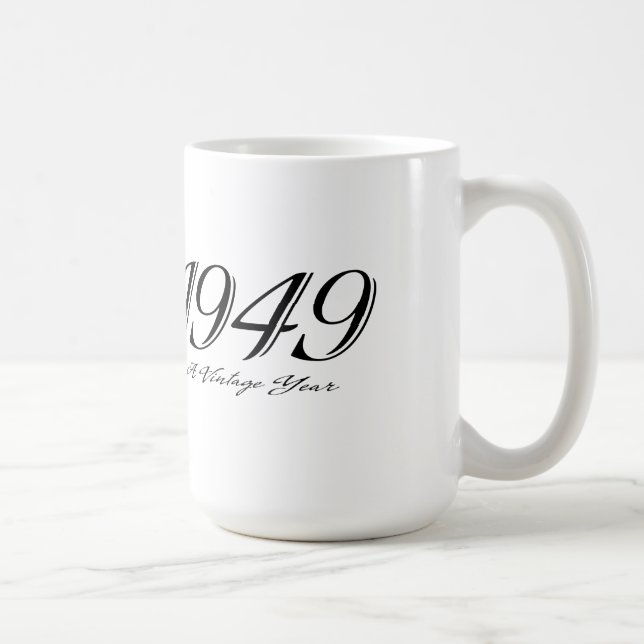 Eine Vintage JahrTasse 1949 Tasse (Rechts)