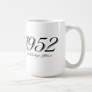 Eine Vintage JahrTasse 1952 Tasse