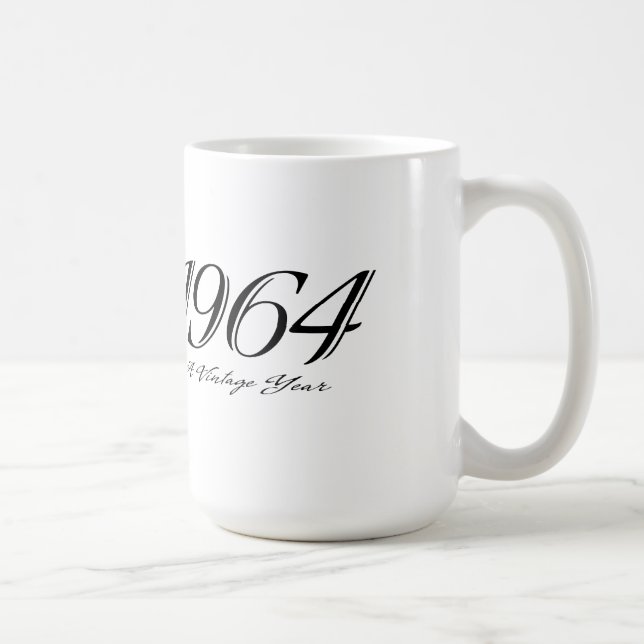 eine Vintage JahrTasse 1964 Tasse (Rechts)