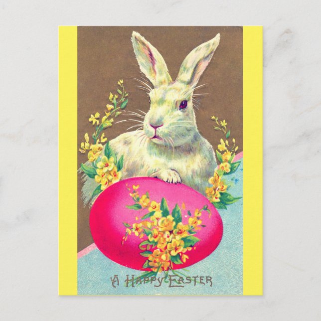 Eine Vintage Postkarte für Ostern (Vorderseite)