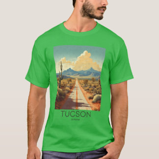 Eine Vintage-Reiseillustration von Tucson Arizona  T-Shirt