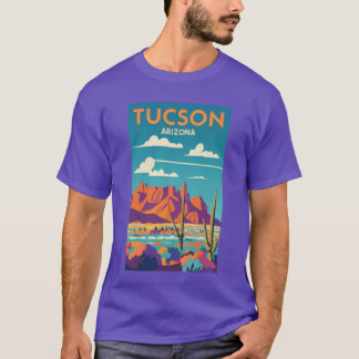 Eine Vintage-Reisekunst aus Tucson Arizona USA Ove T-Shirt