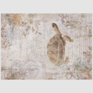 Eine Vintage-Turtle-Designreihe #10 Seidenpapier