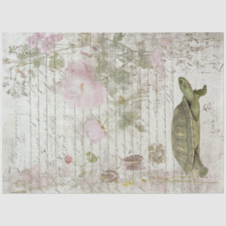 Eine Vintage-Turtle-Designserie #12 Seidenpapier