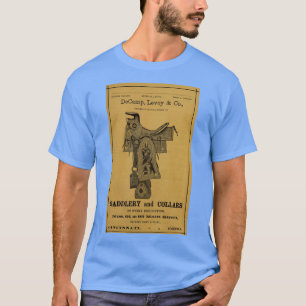 Eine Vintage Werbung für Cowboy-Sattel T-Shirt