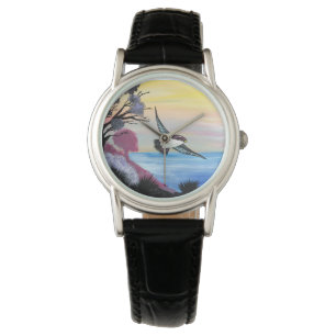 Eine Vogelperspektive Armbanduhr