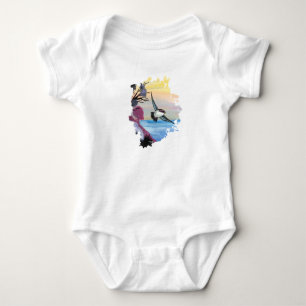 Eine Vogelperspektive Baby Strampler