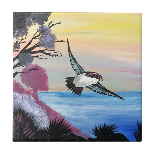 Eine Vogelperspektive Fliese (Vorderseite)