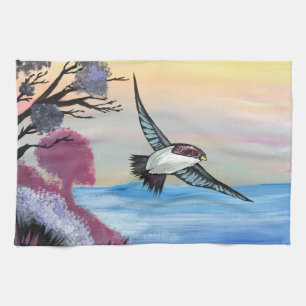 Eine Vogelperspektive Handtuch