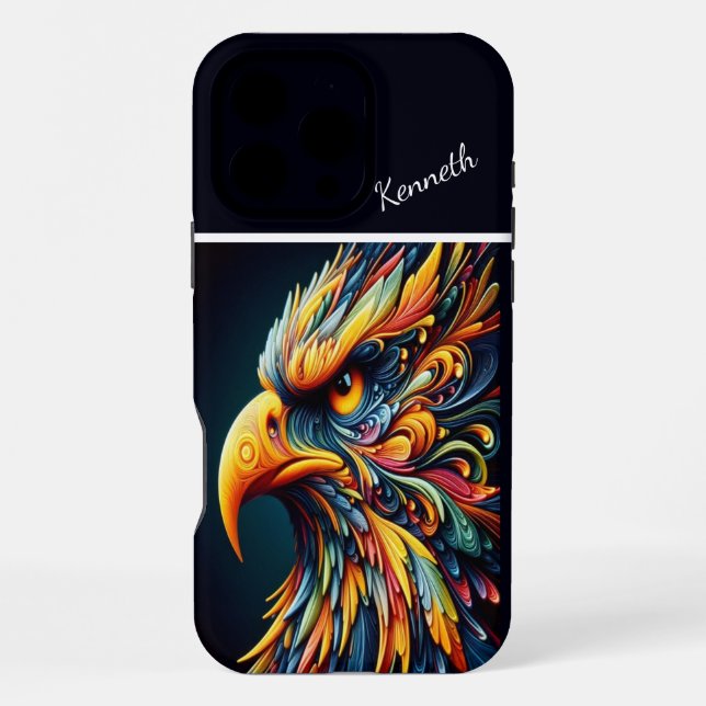 Eine Vogelperspektive iPhone Hülle (Rückseite)